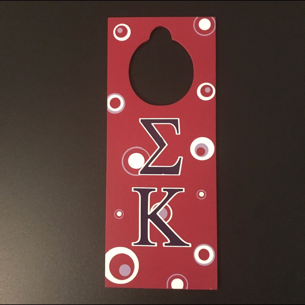 Sigma Kappa Sorority Door Hanger