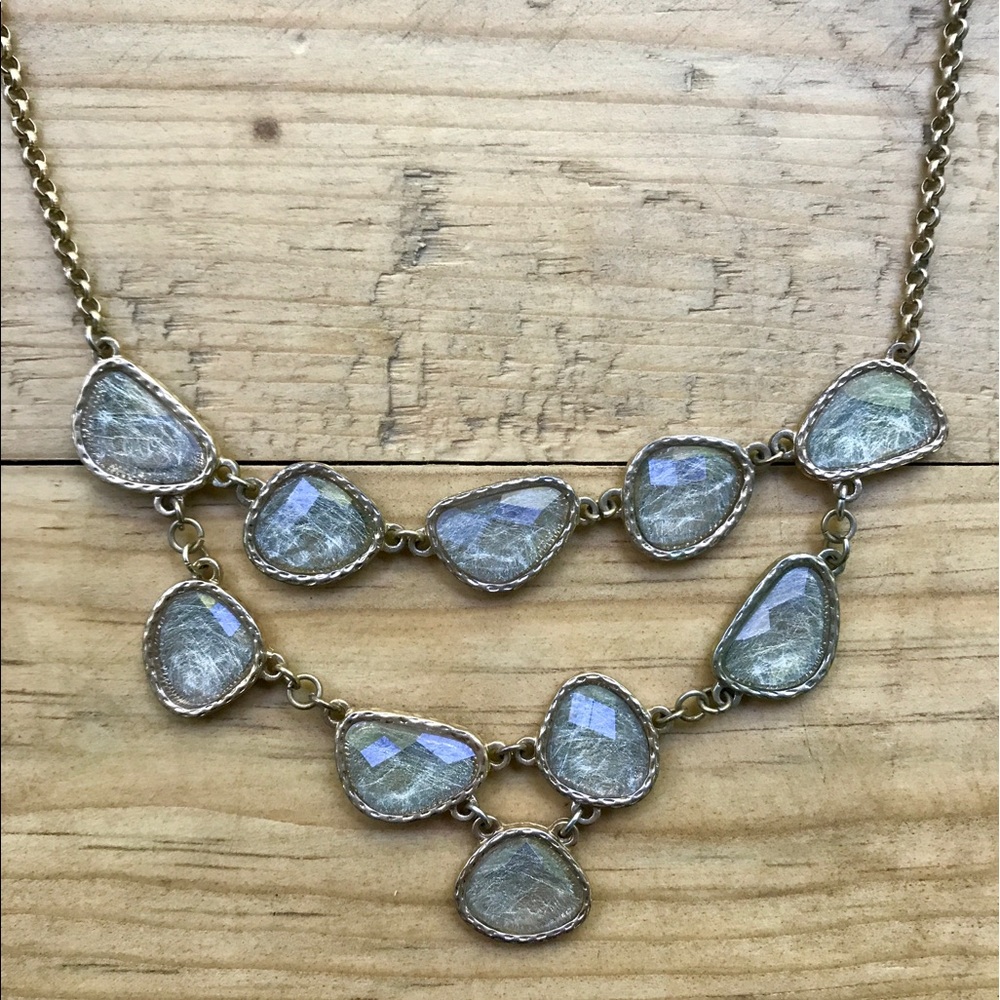Diamond statement necklace