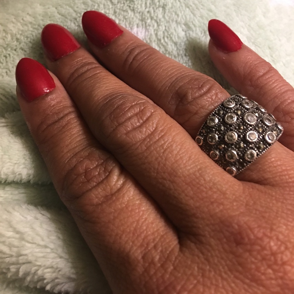 Unique Real 925 sterling silver ring
