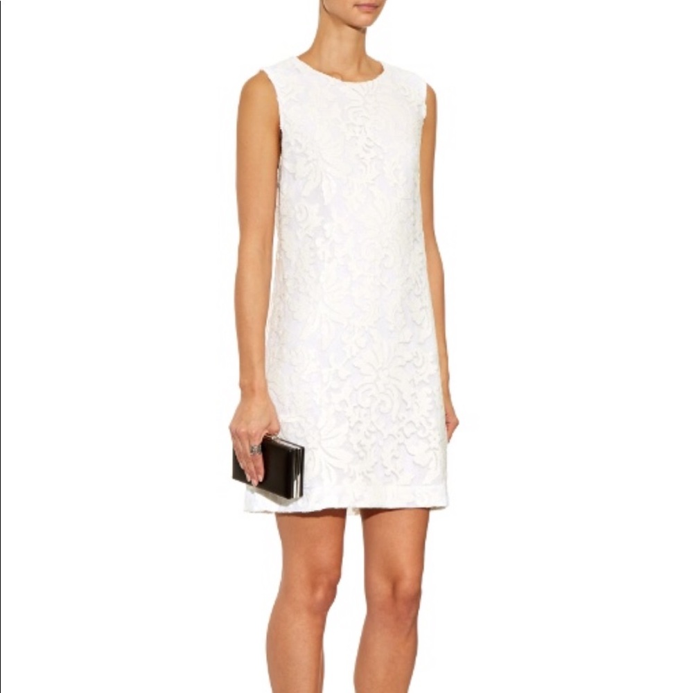 DVF Kaleb embellished sequin shift dress