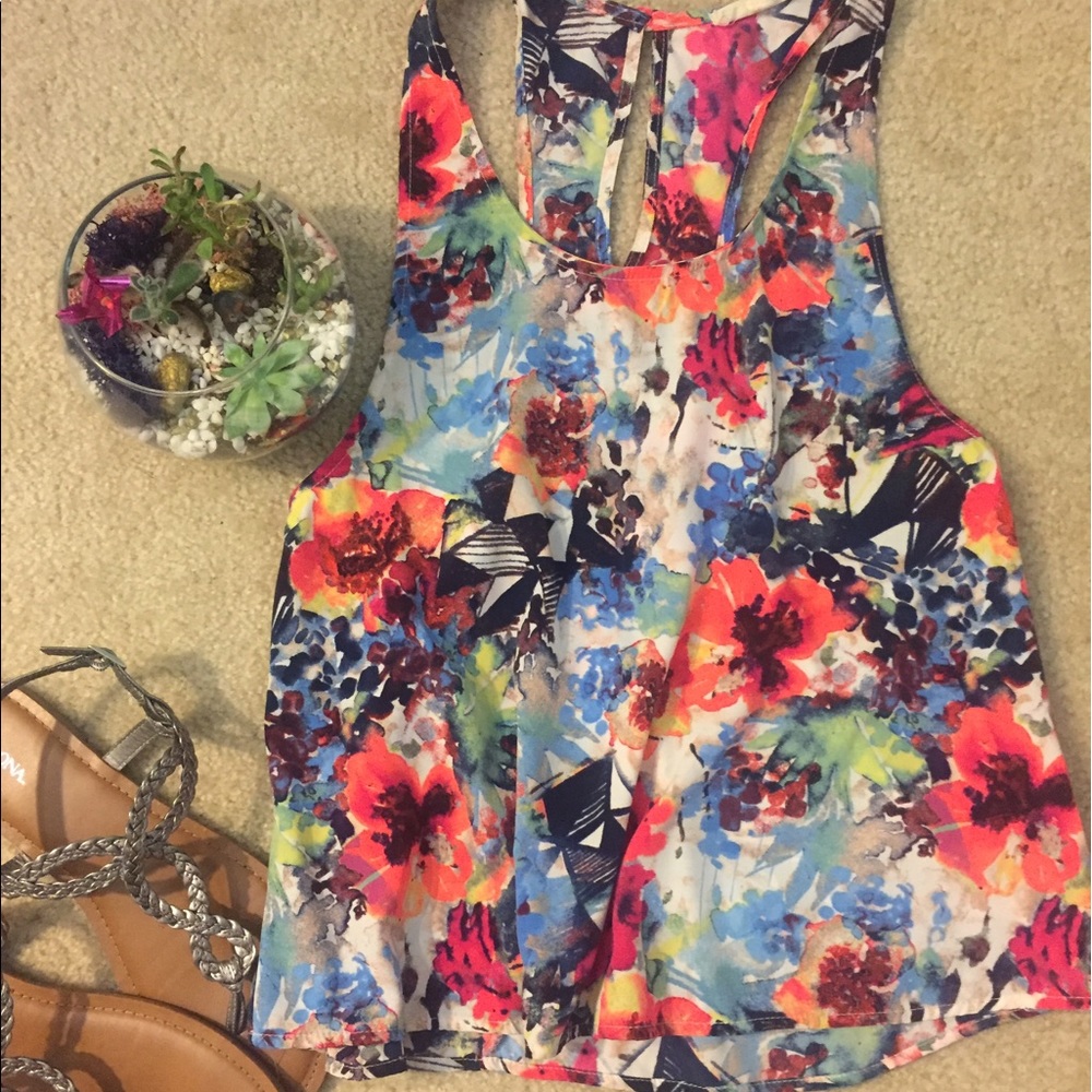Nordstrom colorful summer racerback tank