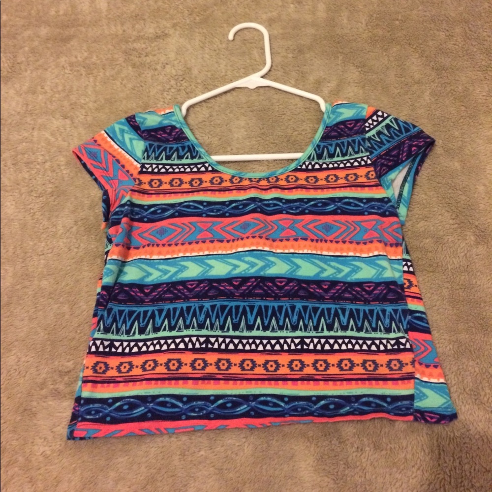 Patterned crop top