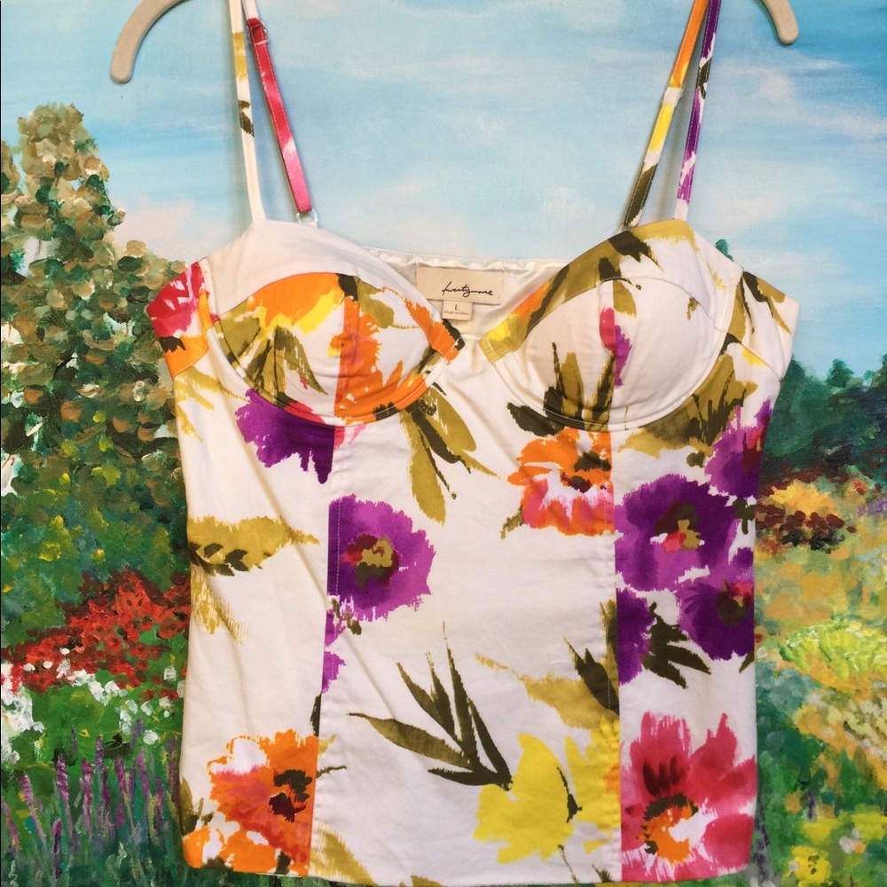 • Floral Bustier Top •