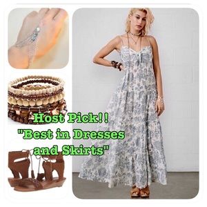 🎉HOST PICK🎉 Ralph Lauren Tiered Maxi Dress