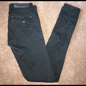 Rock Revival Olive Skinny Jeans!
