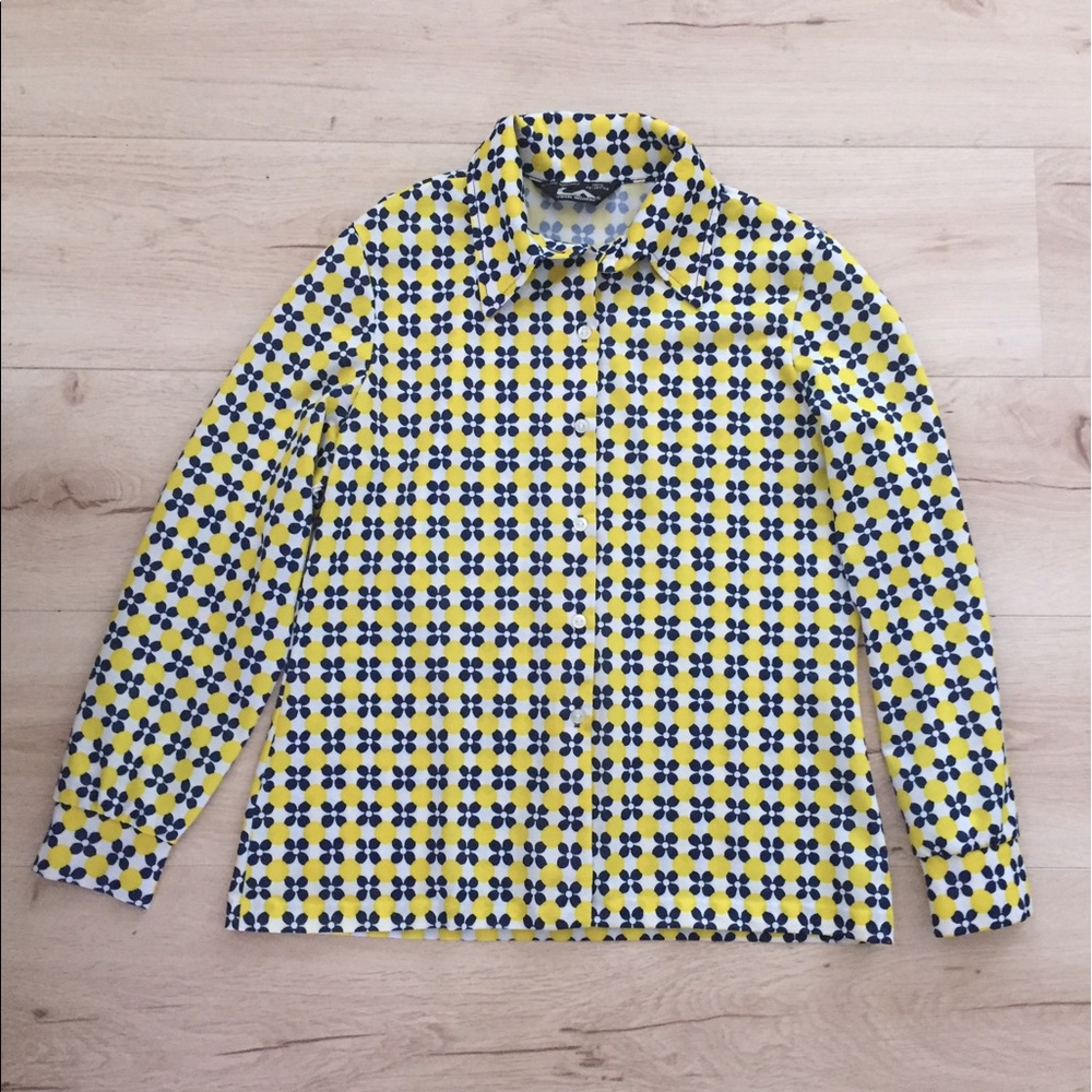 Vintage button down blouse