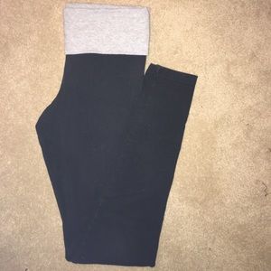 PINK fold over leggings