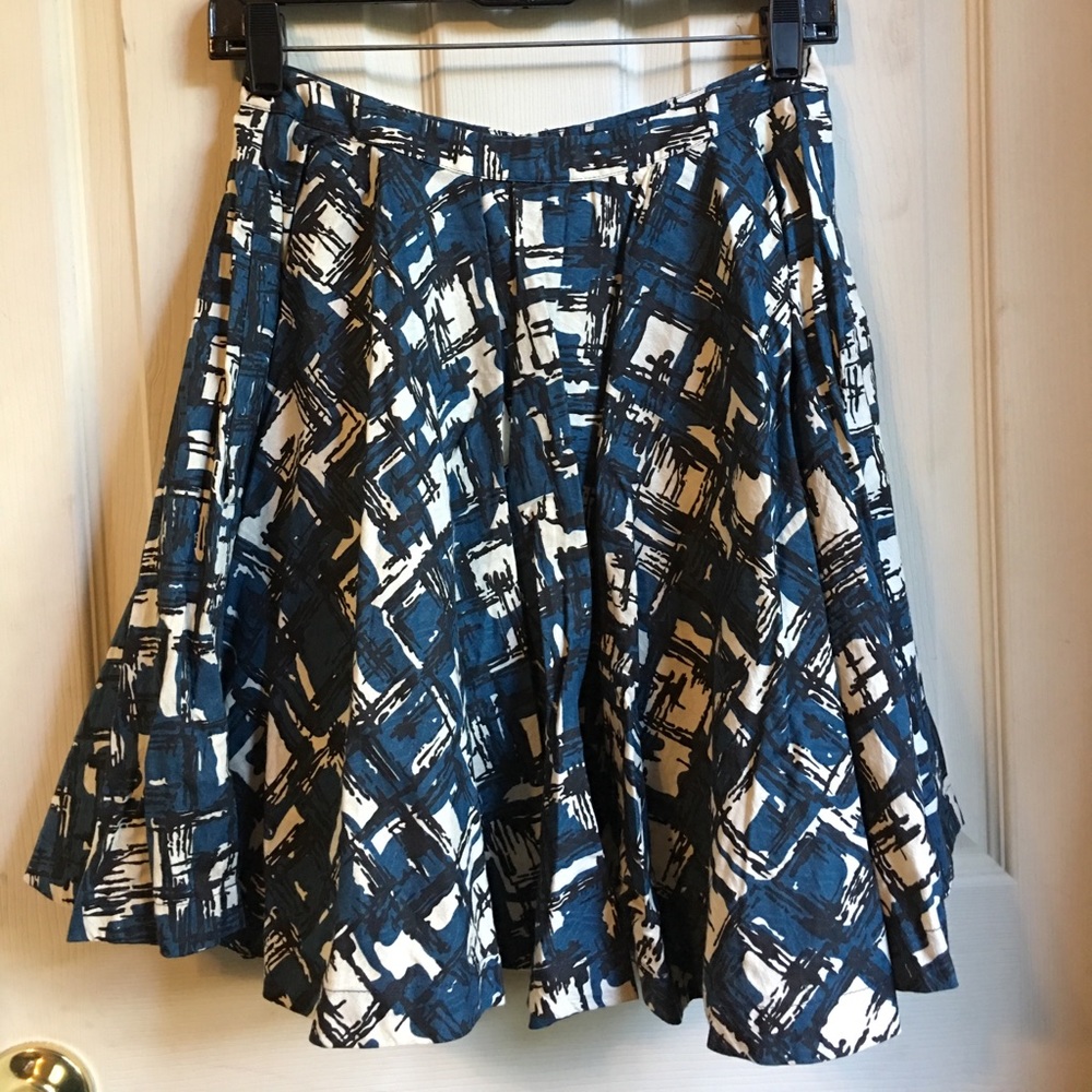 Anthropologie lil full circle skirt 0 xs