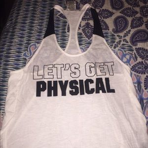 XS Victoria's Secret Pink Let's Get Physical top