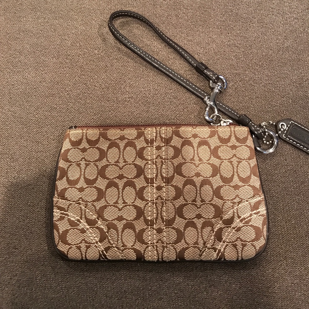 Authentic coach wristlet