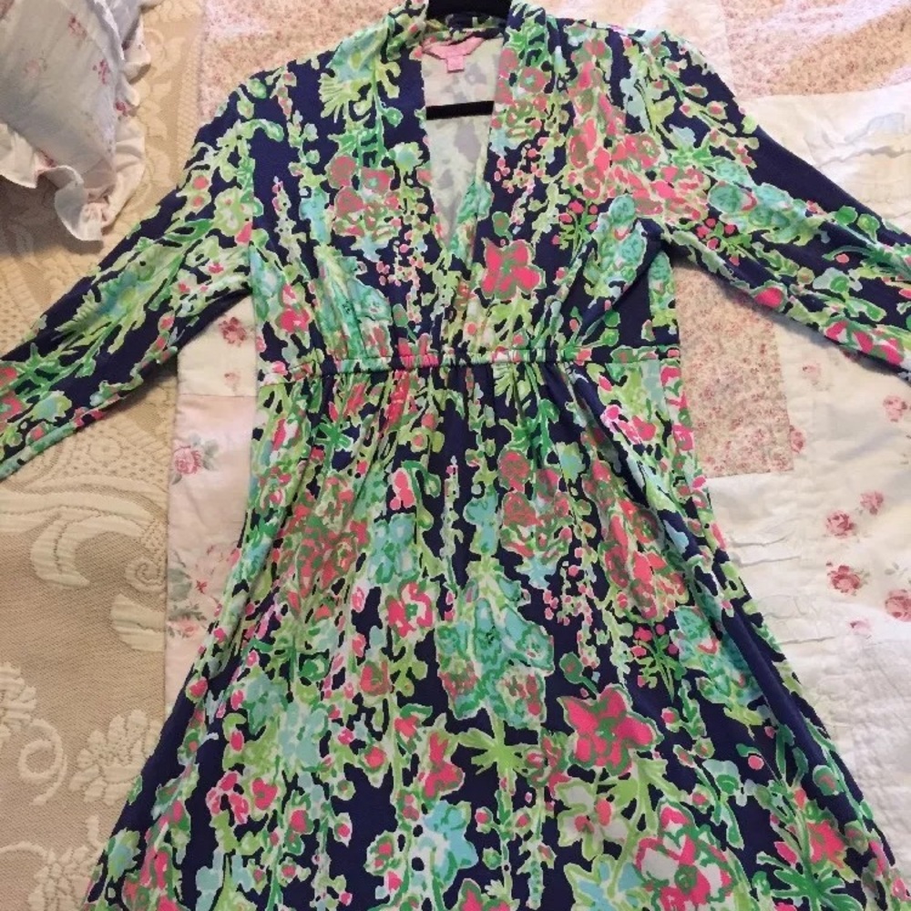 Lilly Pulitzer navy southern charm Alexandra dress