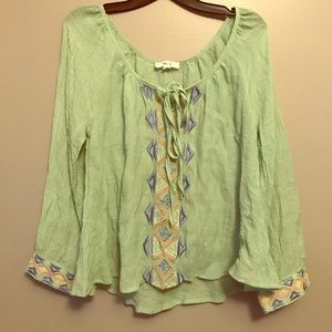 Long sleeve blouse