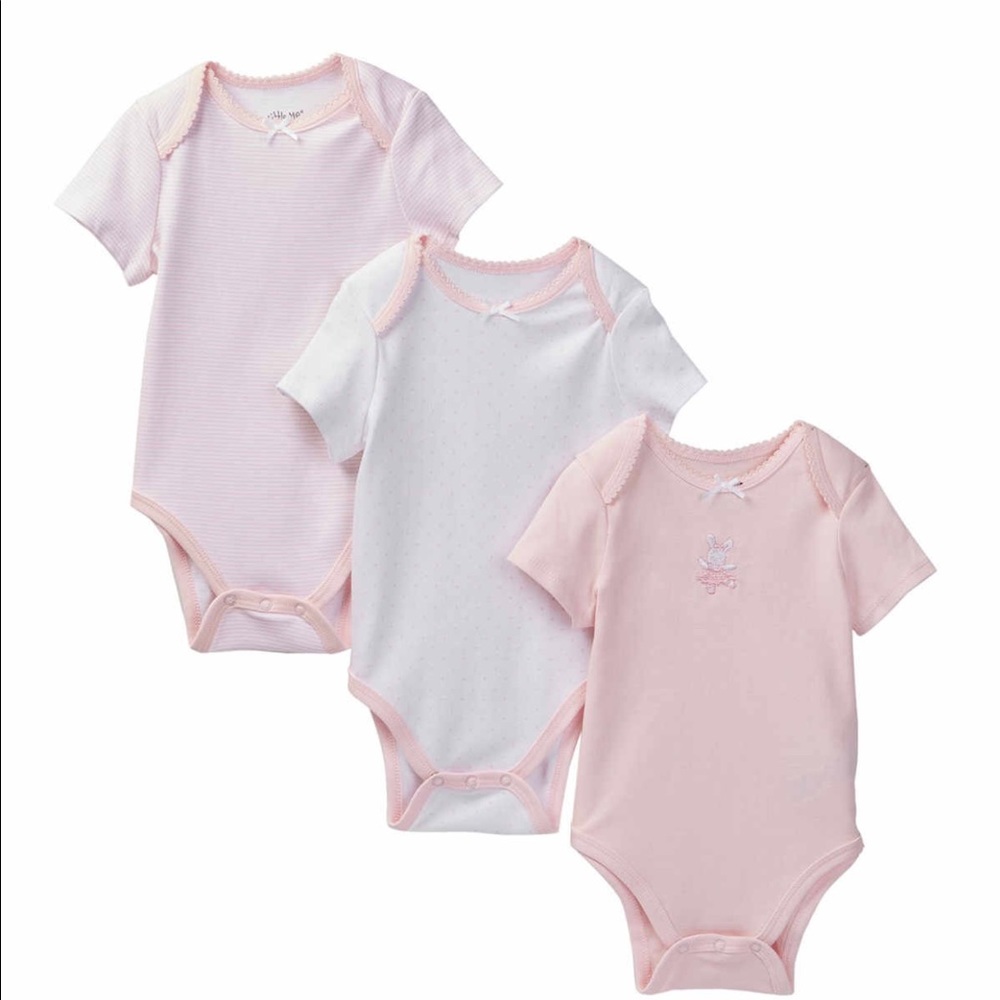 Bunny bodysuit size 6M  - 3 pcs NEW

Little Me