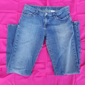 Gently used Lucky Brand dungaree.