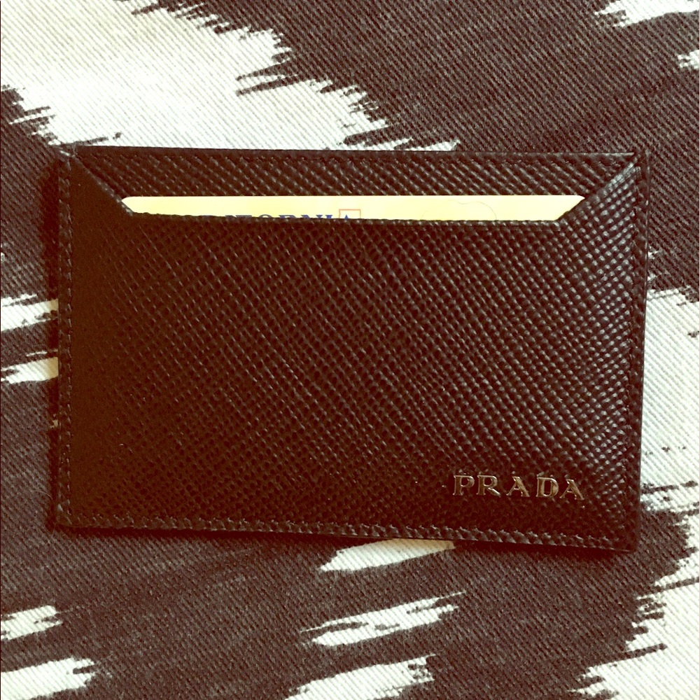 Prada card case!! In like new condition