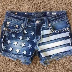 American Flag Shorts by Miss Me