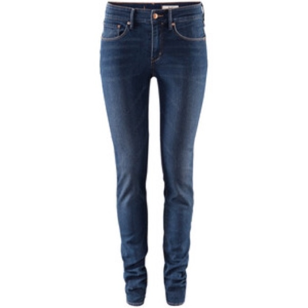 h&m dark wash skinny jeans