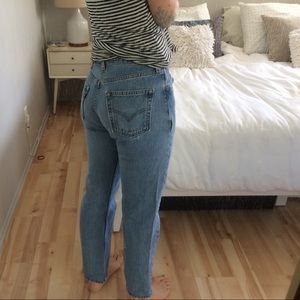 vintage high waist semi CROPPED 501