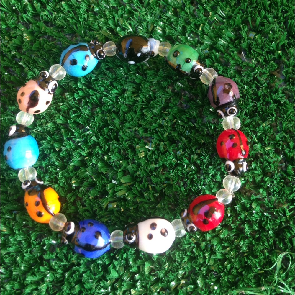 Ladybug Stretch Bracelet