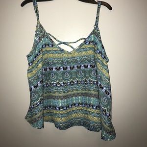 Tribal crop top
