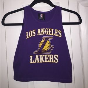 NBA Los Angeles Lakers crop top