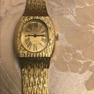 18 karat Omega Constellation watch
