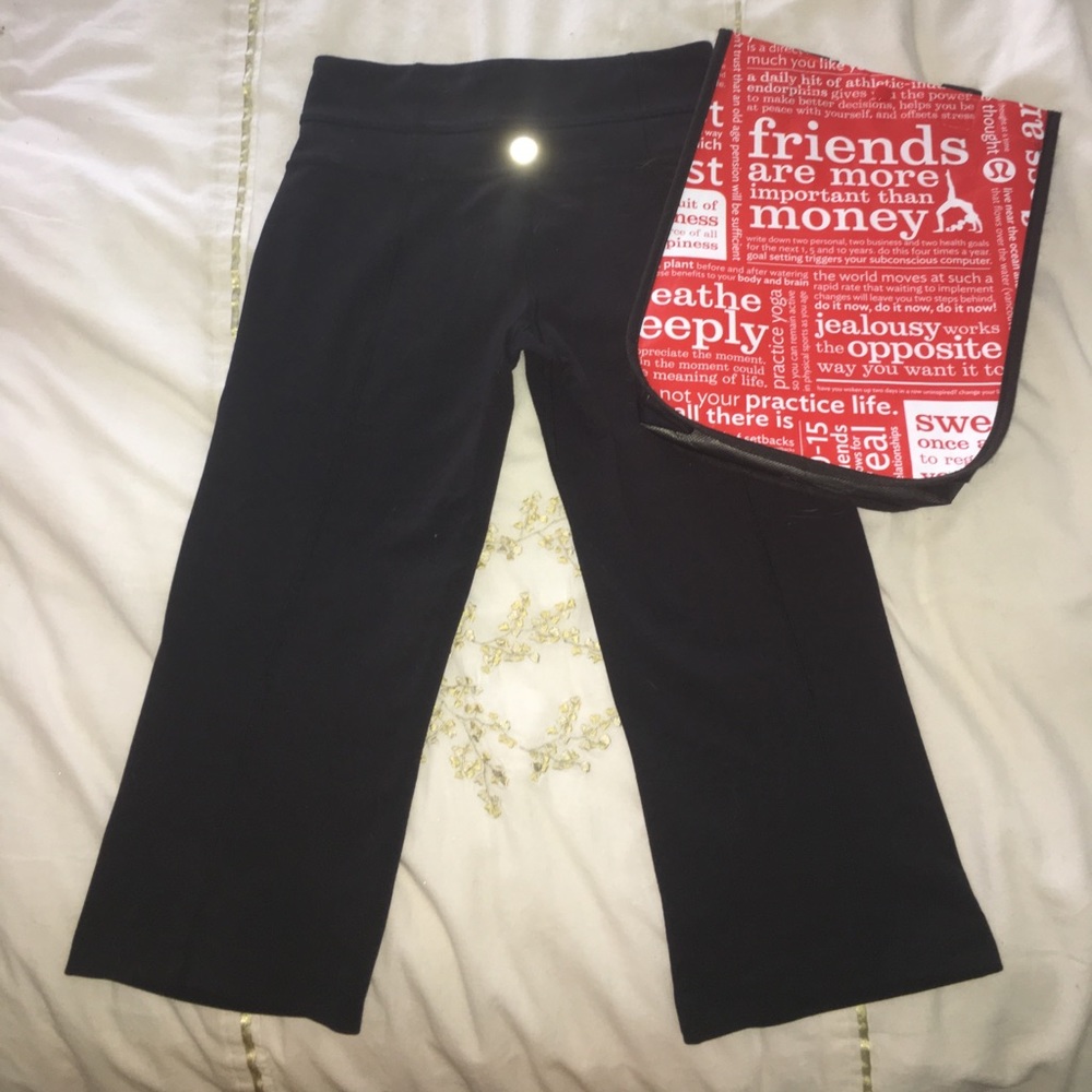 Lululemon cropped yoga pant