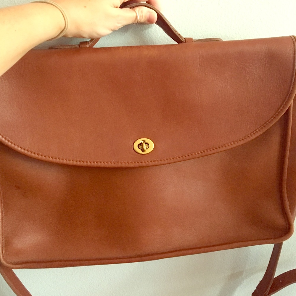VINTAGE Coach Leather Briefcase