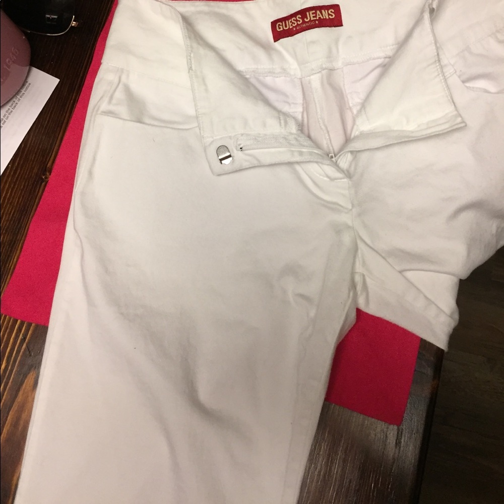 Guess white dress pants