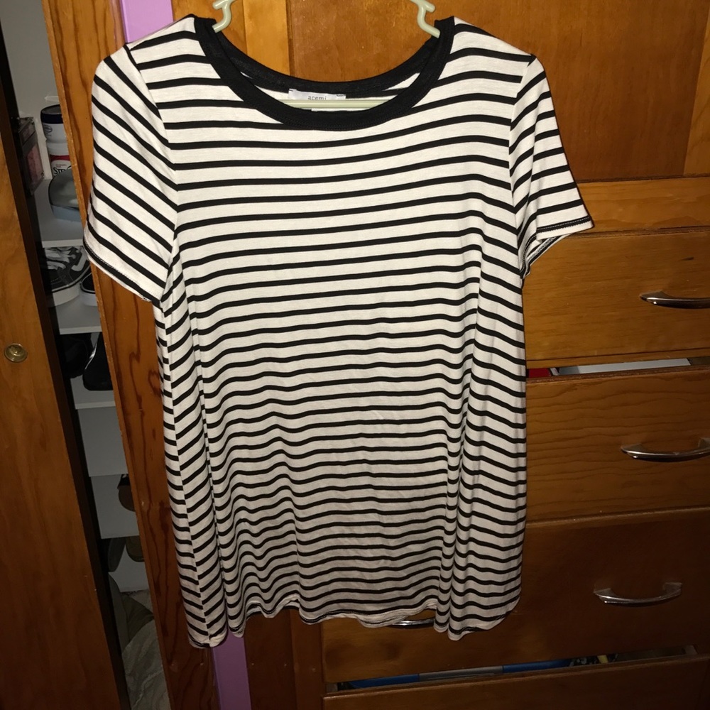 Stripped flowy dress