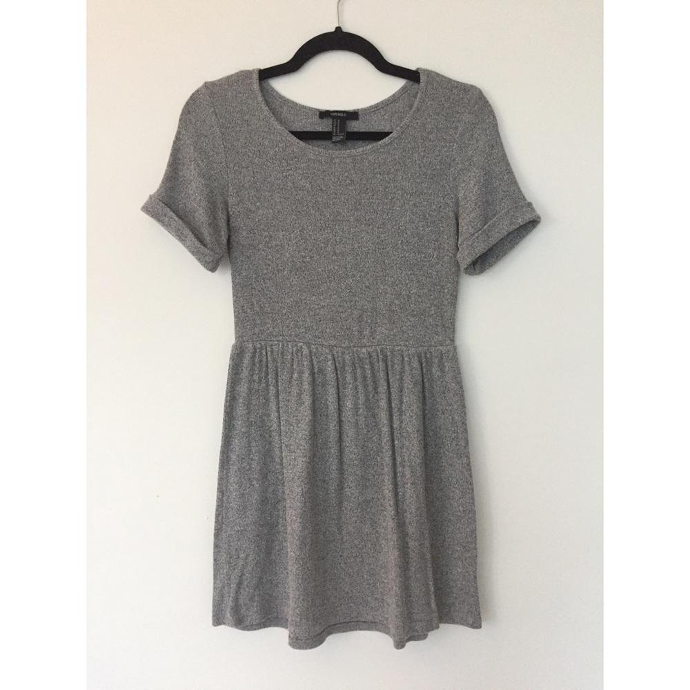 F21 Grey Tee-Dress