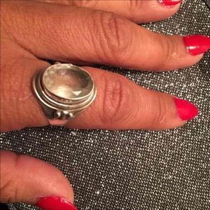 Imported  India 925 sterling silver stone ring