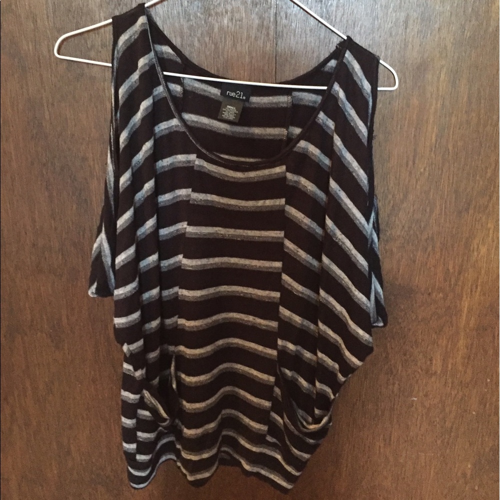 Zebra stripped shirt