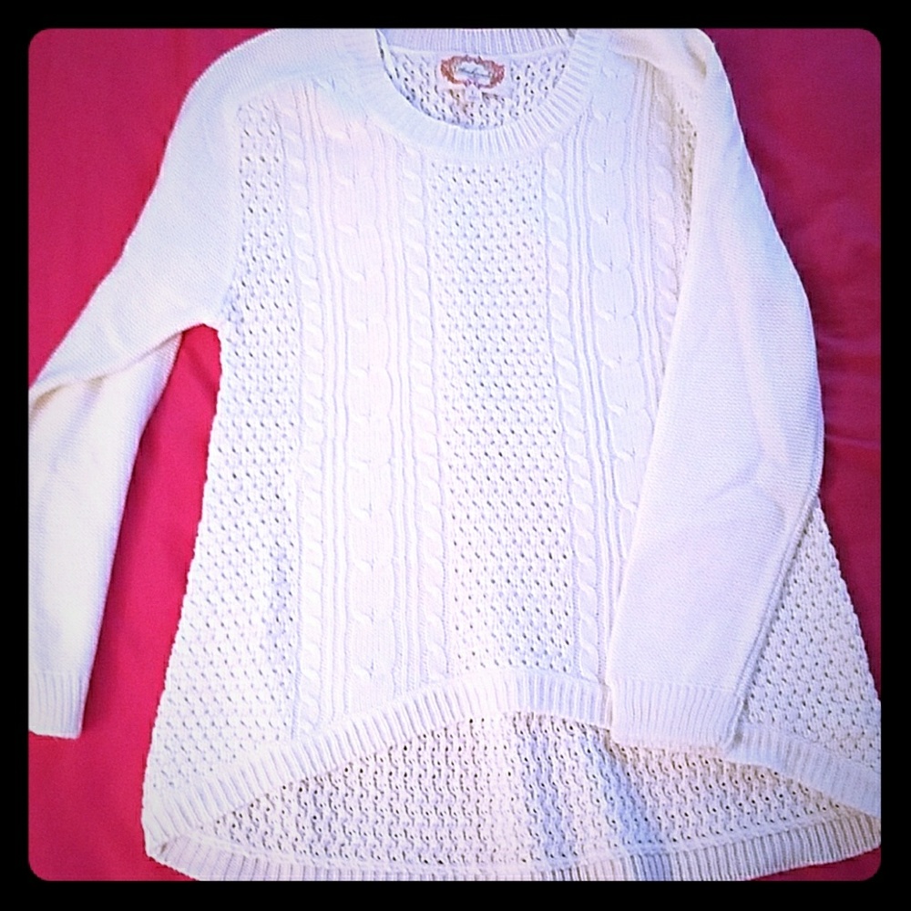 Knit pull over sweater