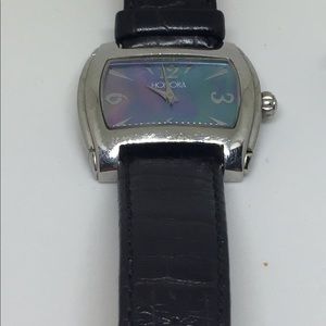Honora mother of pearl quartz watch.