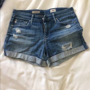 AG hailey boyfriend jean shorts