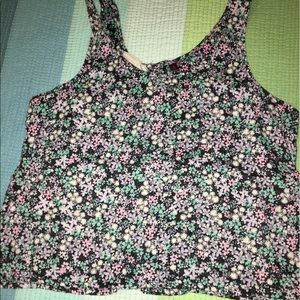 Floral crop top