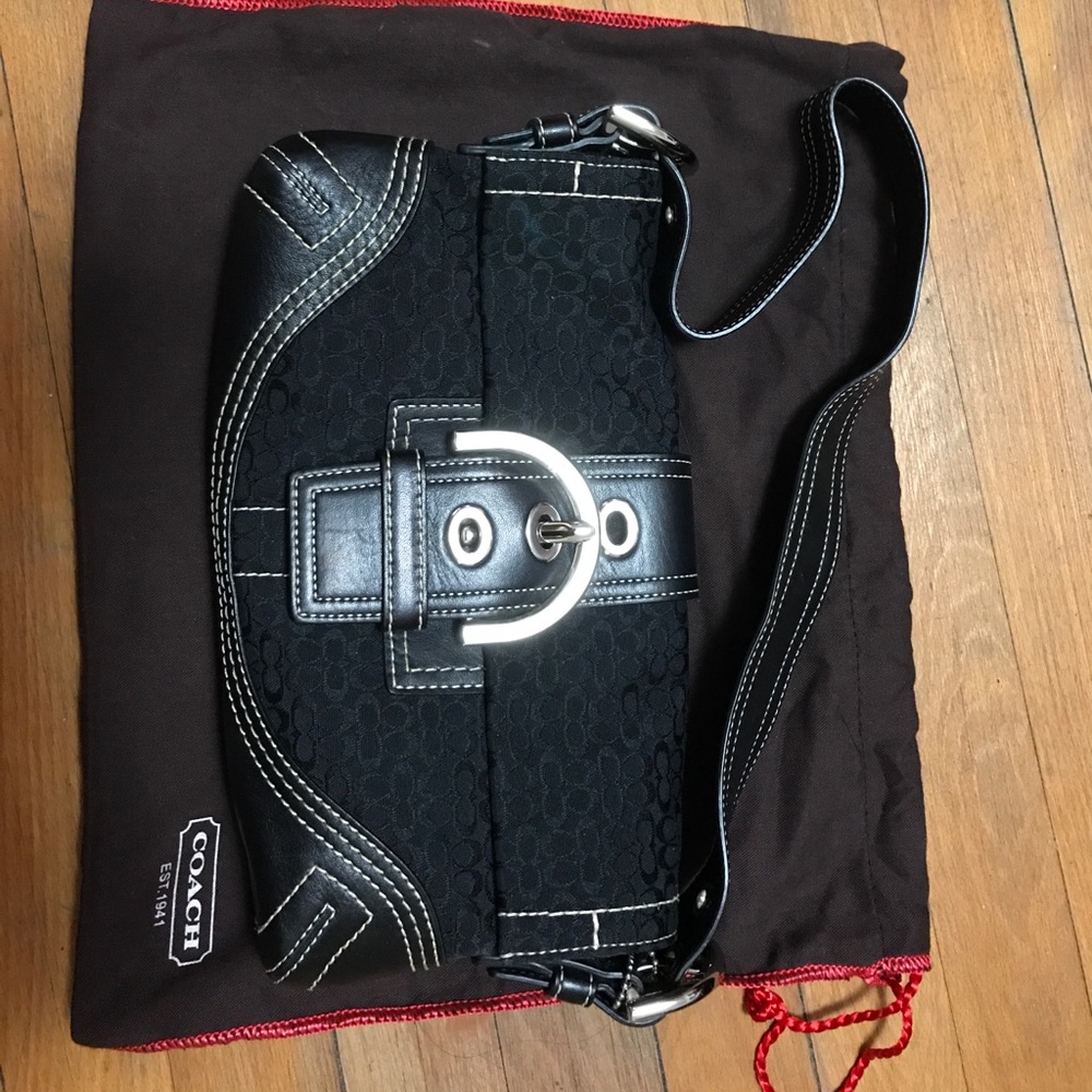 Coach black purse