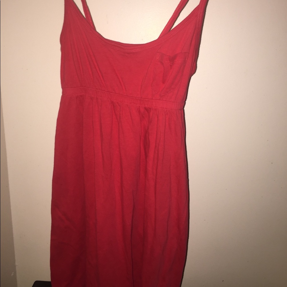 Bright Red Summer Dress