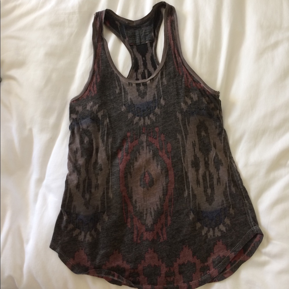 racer back boyfriend style tank .