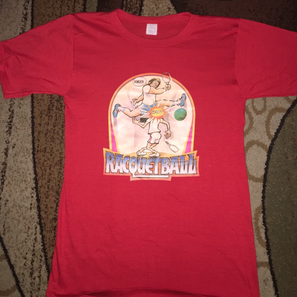 Vintage racquetball tee. '77