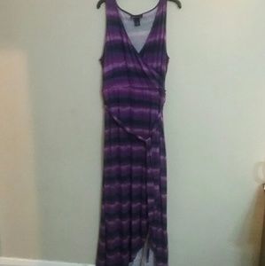 Lane Bryant,wrap maxi dress, Size 18/20
