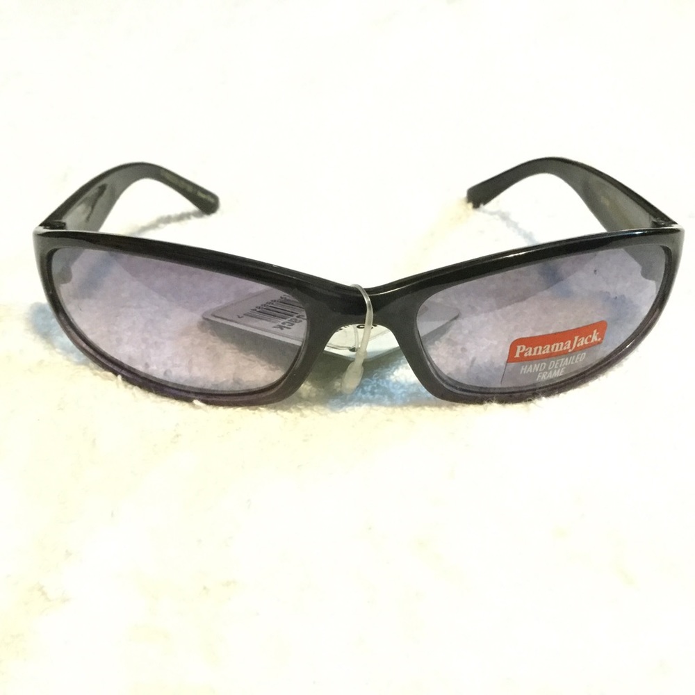 Women's purple frame sunglasses