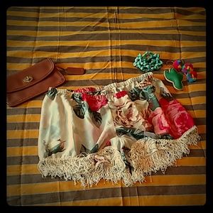 Show me you Mumu fringe shorts