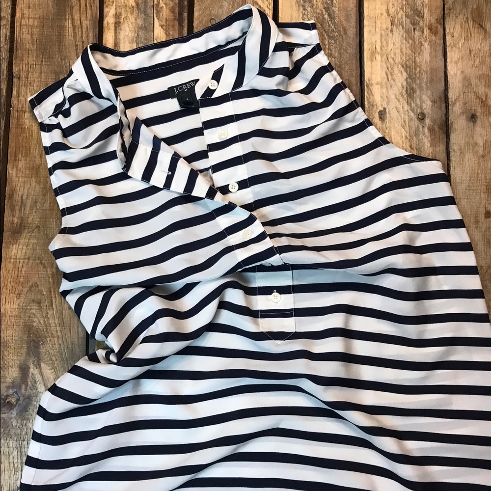 J Crew Nautical Blouse