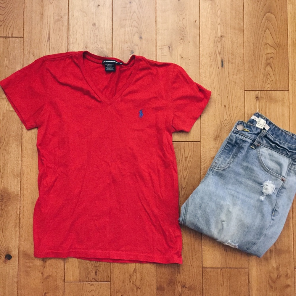 Ralph Lauren Sport V-neck Tee❣️