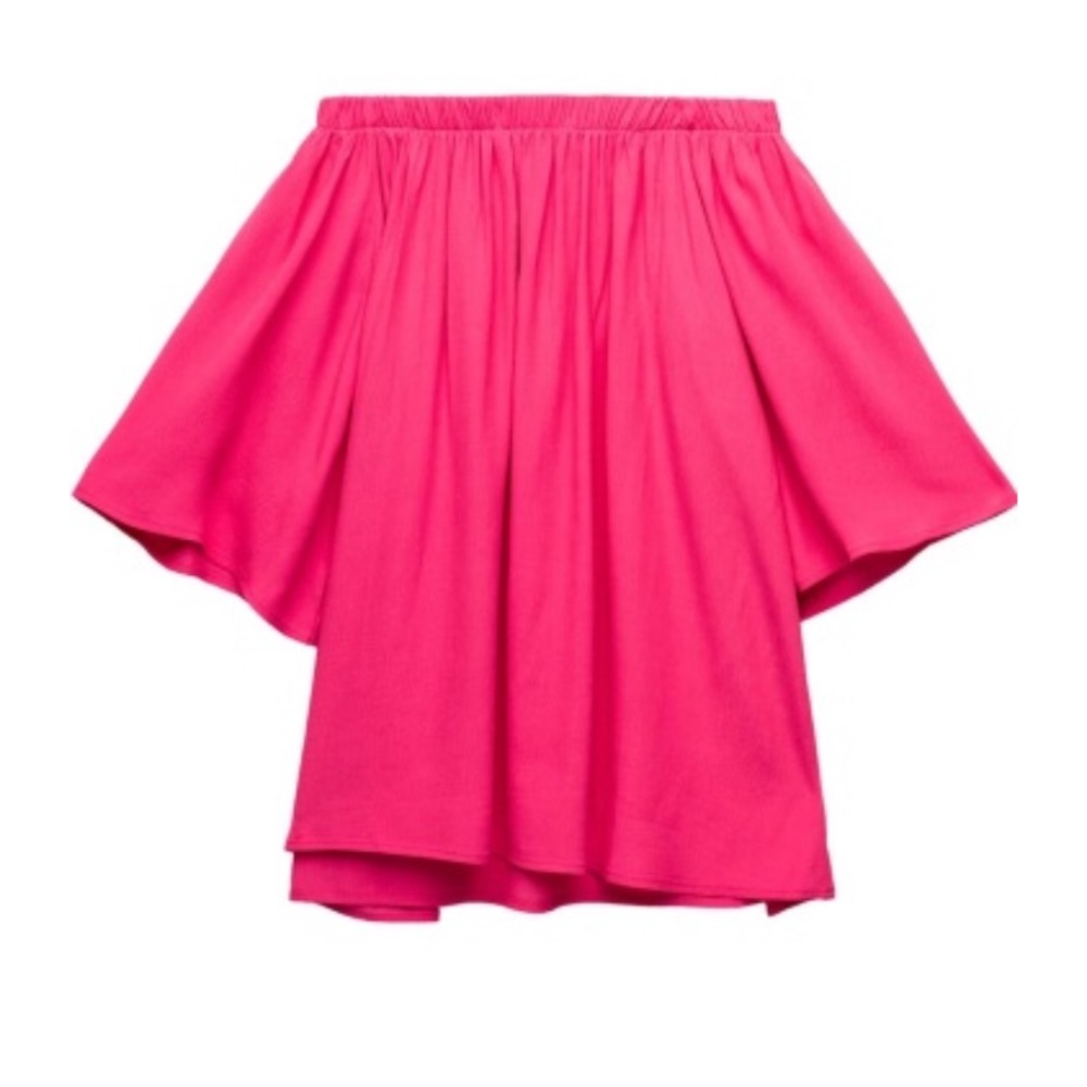 Off the Shoulder in Berry