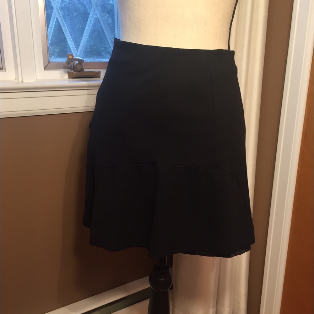 Black mini skirt from Ann Taylor