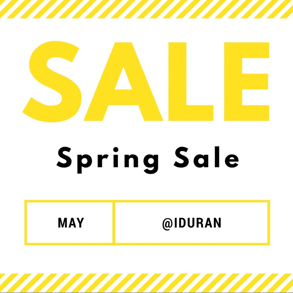 Spring sale Reducing prices