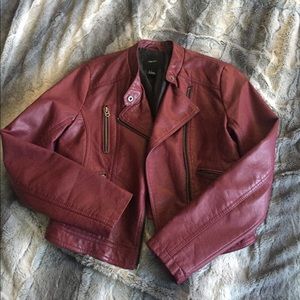 Women's moto jacket.